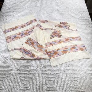 Symphony Scarf Abstract Butterfly Vintage Neckerchief Retro Mid Century Artistic